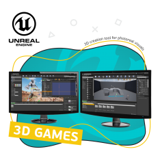 Unreal Engine 4. Игровой движок - КИБЕРшкола программирования для детей, компьютерные курсы для школьников, начинающих и подростков - KIBERone г. Красногорск