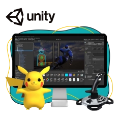 Мир игр на Unity 2D на популярном движке + AI-помощники - КИБЕРшкола программирования для детей, компьютерные курсы для школьников, начинающих и подростков - KIBERone г. Красногорск