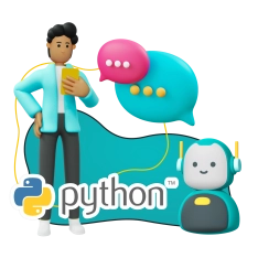 Умный чат-бот на Python на Telegram - КИБЕРшкола программирования для детей, компьютерные курсы для школьников, начинающих и подростков - KIBERone г. Красногорск