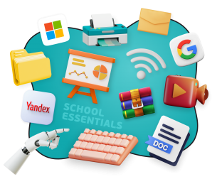 Цифровая база для школьника - КИБЕРшкола программирования для детей, компьютерные курсы для школьников, начинающих и подростков - KIBERone г. Красногорск