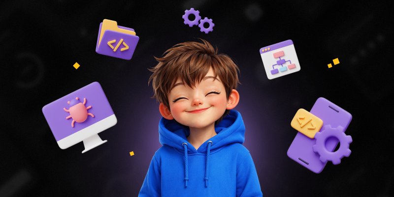 Идеальный сайт с нуля: код, дизайн и AI-помощник - КИБЕРшкола программирования для детей, компьютерные курсы для школьников, начинающих и подростков - KIBERone г. Красногорск